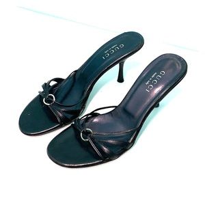 Authentic Gucci Black Mid-Size Heel